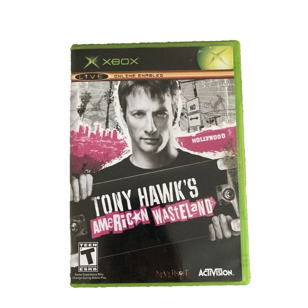 Tony Hawk's American Wasteland (Xbox, 2005) Activision VERY GOOD W/MANUAL!